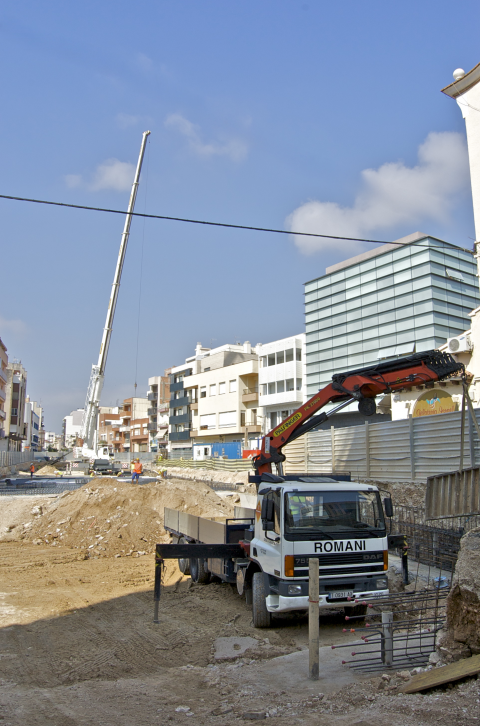 Obra parking Amposta